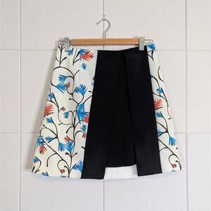 Tanya Taylor 'Steffi' floral printed neoprene mini skirt